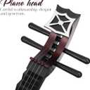 Amosfun Chinese Lute Prop, Kids Toy Guitar Pipa Instrument Model, Lightweight Traditional Stringed Prop for Hanfu Photography, 19.26x6.09x2.36in