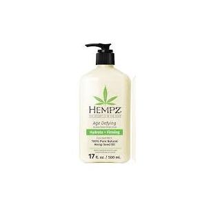 Hempz Age Defying Body Moisturizer, 17 Fl Oz, 1Pack Bundle - Daily Herbal Moisturizer, Shea Butter Anti-Aging - Body Lotion, Hemp Extract Lotion - Skin Care Products, 100% Pure Organic Hemp Seed Oil