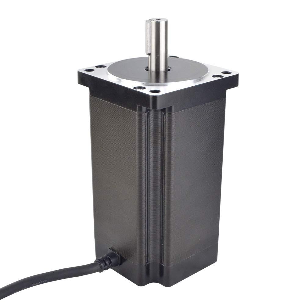 E Series Nema 34 Stepper Motor 12Nm/1699.68oz.in 6.0A 1.8deg 86x86x151.5mm 4 Wires