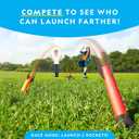 National Geographic Air Rocket Toy Jump & Launch Dueling Air Rockets up to 100Ft., Includes Launcher, 4 Foam-Tipped Rockets, Outdoors Kids Toys, Kids Science Kit, Rocket Launcher (Amazon Exclusive)