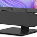 LXTNFU Computer Speakers for Desktop Monitor,Single Speakers for Desktop PC,Laptop Speaker with Loud Sound,Volume Control Easily Clamps to Monitors(USB-C to USB Adapter Included) (Black)