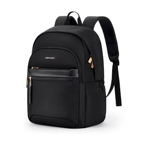 LIGHT FLIGHT Travel Backpack for Women, 15.6 Inch Stylish Laptop Backpack, Computer Bag for College Work Daily, Water-Resistant Casual Daypack with USB Port, Black