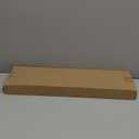 24 Inches Glass Shelf for Bathroom, Rectangular Tempered Glass Floating Shelves with Aluminium Rail and Aluminium Brackets, Shower Shelves for Storage, 1 Pack, 24 x 5.12 Inches