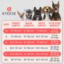 KYEESE Color Block Dog Sweater for Medium Large Dog Turtleneck Thermal Knit