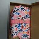 Sunraymascota Dog Harness Cat Puppy Vest for Small Sized Pet, Floral Print-Pink, S(Neck:10.5-13.6",Chest:14.8-19.1")