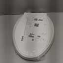 KOHLER 4636-RL-0 Cachet ReadyLatch Elongated Toilet Seat Slow Close, Soft Close Toilet Seat Quiet Lid, Contoured Grip-Tight Bumpers Installation Hardware, Apartment Essentials, White