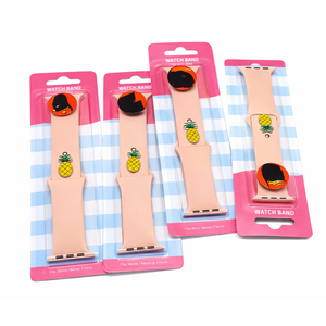 Watch Band With Charms 4pcs