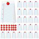 2 x 24 Pcs Back to School Gift Bags with Stickers, Notebook Line Goodie Bags