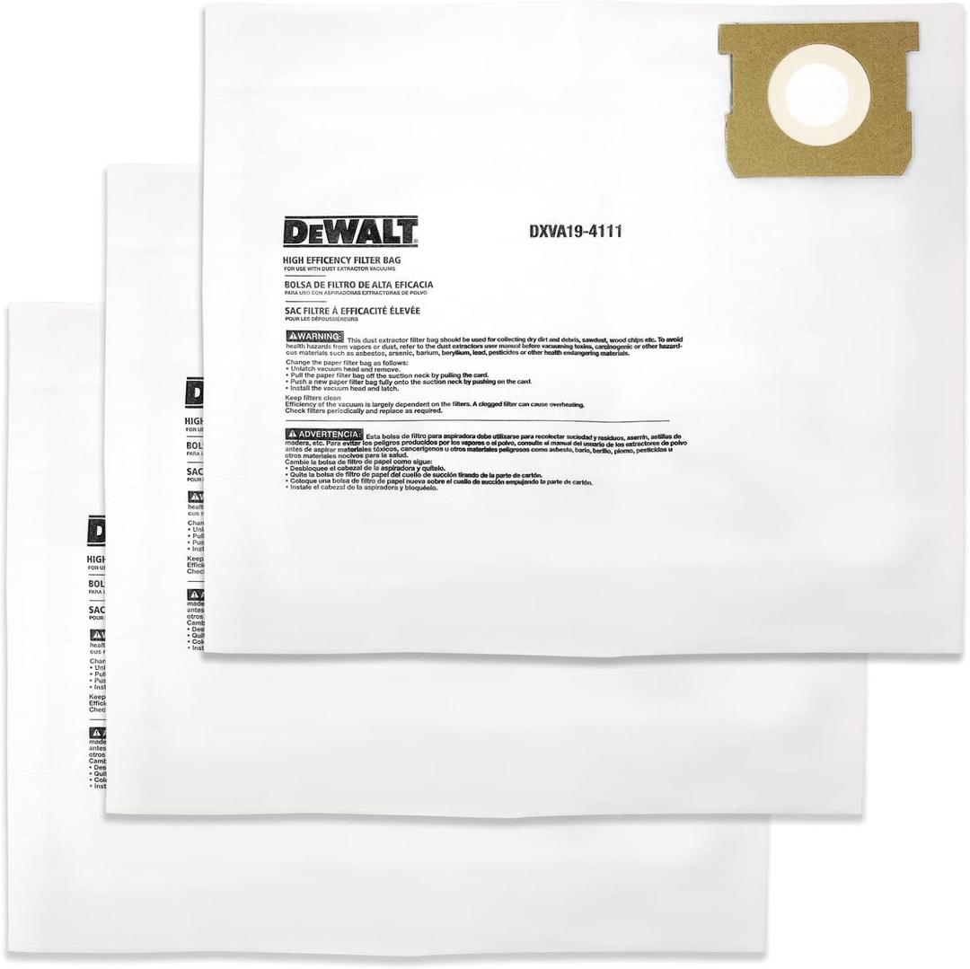DEWALT DEWALT Fine Dust Bag 6 10 Gall