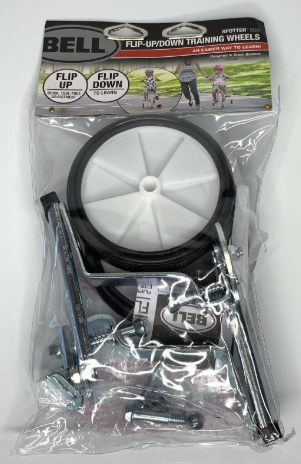 Bell Spotter 500 Flip Up/Down Training Wheel Set for Child Bicycle