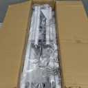 APEXCHASER Drying Rack Clothing - 3 Tier Metal Clothes Drying Rack Collapsible, Laundry Drying Rack Expandable, Small Clothe Airer for Baby Clothes Towel Bib Sock Indoor Outdoor Use(White)