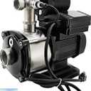 0.47HP, 42PSI, 20.25GPM, Water Pressure Booster Pump for House, 115V, 1" NPT, Constant Pressure and Low Noise for Home Water Pressure, Booster, Irrigation (350W)