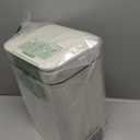 rejomiik Small Bathroom Trash Can with Lid Slim Soft Close Garbage Can Step Wastebasket Container Trash Bin for Office Bedroom Kitchen Living Room (2.6 Gallon Cream)