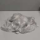 Elderly Wig for Cosplay Curly Santa Claus Costume Wig for Christmas Halloween Funny Party Prop for Men Women Multiple Styles