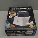 The Thames & Kosmos Rock Tumbler Essential STEM Tool | Durable, Leak-Proof, Noise-Reducing Barrel, Built-in Timer | Polish & Shine Kids Rock Collections, Includes Authentic Specimens & Polishing Grits