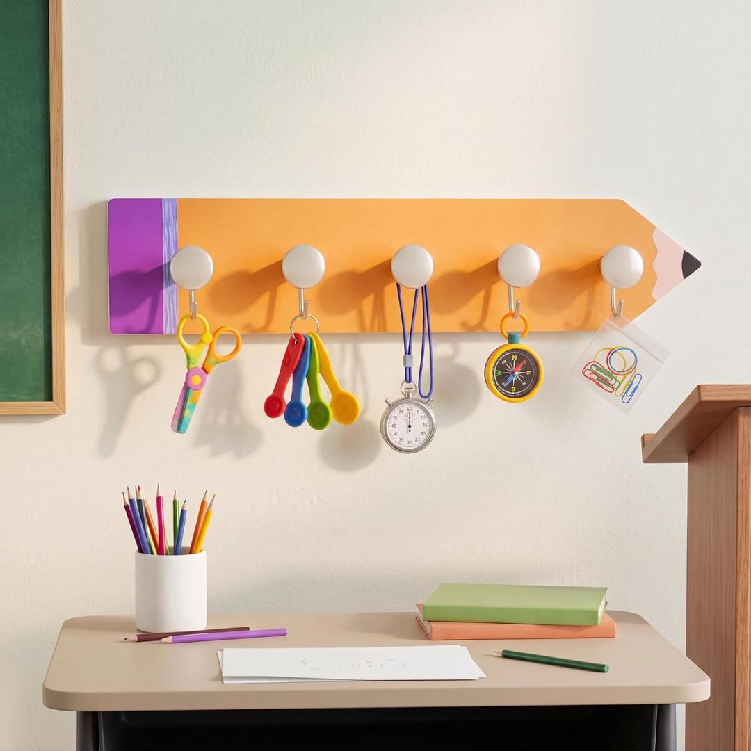 Xuhal Back to School Coat Rack Wall Mount, Classroom, 16 Inch
