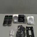 AT&T BL102-2 DECT 6.0 2-Handset Cordless Phone for Home with Answering Machine, Call Blocking, Caller ID Announcer, Audio Assist, Intercom, and Unsurpassed Range, Silver/Black