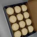 Candle Charisma Natural Ivory Unscented Votive Candles - 10 Hour Burn time - Set of 72 for Dinner, Wedding, Halloween and Holiday Decorations