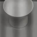 White Small Ceramic Raised Cat Bowls, Tilted Elevated Food or Water Bowls, Stress Free, Backflow Prevention, Dishwasher and Microwave Safe, Lead & Cadmium Free