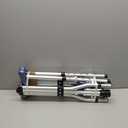 Carex Folding Aluminum Under Arm Crutches for Adults 4'11" to 6'1", 2 Lightweight Crutches Included, Universal for Walking, Walking Aid for Kids, Adults & Seniors, Includes Padded Underarm Cushions