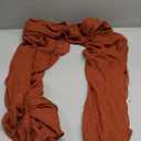 Fall Thanksgiving Table Runner Terracotta Decorations 120 Inch 10 FT Rustic Burnt Orange Sheer Cheese Cloth for Baby Bridal Shower Friendsgiving Party Centerpiece Gauze Decor for Home