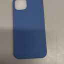 ORNARTO Compatible with iPhone 13 Case 6.1, Slim Liquid Silicone 3 Layers Full Covered Soft Gel Rubber Phone Case Protective Cover 6.1 Inch-Blue