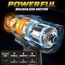 DIYtoolifz Cordless Impact Wrench 1/2 inch Compatible with DeWalt 20v Battery, 1000Ft-lbs(1360N.m) High Torque Impact Driver with 4-Modes, LED Light, Electric Impact Gun for Car/Truck/Mower(Bare Tool)