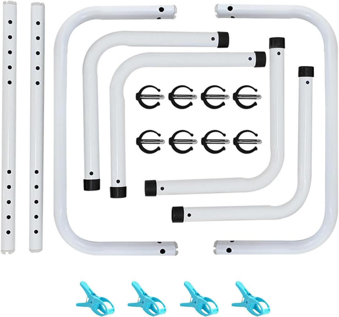 Bed Blanket Lifter - Height Adjustable Sheet Raiser Support, Strong Steel Frame Tool | Medical Bedding Accessory, Quilt Elevating Aid Boys Girls Seniors Husband Wife Grandma Grandpa