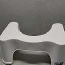 Squatty Potty The Original Bathroom Toilet Stool Height, White, 9 Inch (Pack of 1)