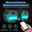 Edifier G2000 32W PC Gaming Computer Speakers for Laptop Mac Desktop Computer Woofer Speakers Bluetooth USB 3.5mm AUX Inputs RGB Lights Multimedia Speakers Black