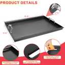 Full-Size Griddle Inserts for Nexgrill Home Depot Replacement Parts 5 Burner 720-0888S 720-0888A 720-0888N, Flat Top Griddle for Nexgrill 4 Burner 720-0830H 720-0830X 720-0830 Gas Grill, Carbon Steel