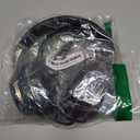 Lorelei X8 Over-Ear Wired Headphones with Microphone with 1.45m-Tangle-Free Nylon Line&3.5mm Plug,Lightweight Foldable & Portable Headphones for Smartphone,Tablet,Computer,Mp3/4(Black-Gold)