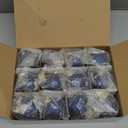 Syhood 12 Pcs Glass Christmas Ball Ornaments 2.64 Inch Small Glitter Christmas Tree Balls Ornaments Decoration Present for Xmas Tree Decorations Set(Dark Blue) (Matte)