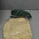 36pcs Luau Placemats and Palm Placemat, Round Luau Fringe Place Mats Tropical Palm Leaf Place Mats Bulk Summer Hawaiian Plate Chargers Table Placemats Tropical Party Supplies