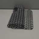 Sink Protectors for Kitchen Sink 12"13"16"18"19"24"26"28"29"30",Silicone kitchen sink mats protector for bottom of farmhouse sink(26"x14"Rear Drain Gray)