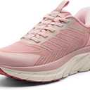 ALLSWIFIT Women's Slip On Walking Shoes Running Comfortable Tennis Breathable Non Slip Athletic Gym Workout Cross Training Fashion Sneakers 8W