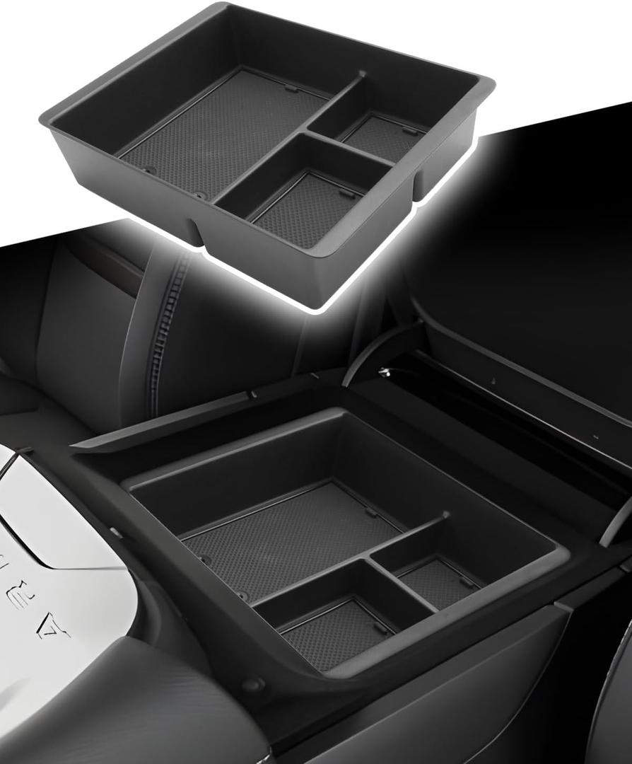 CDEFG for 2025 2026 Nissan Armada Accessories Center Console Organizer Tray Armada (SV, SL, Platinum, Pro-4X, Platinum Reserve) Armrest Storage Middle Console Insert