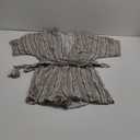SHELL 100% Rayon-Viscose Womens Summer Striped, size Small