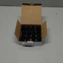 16PCS Extra Small Chair Leg Floor Protectors, Chair Leg Protector for Hardwood Floors, Metal Bar Stool Floor Protectors Chair Leg Caps, Round Felt Furniture Pads Chair Sliders (Black, Fit 0.55"-0.75")