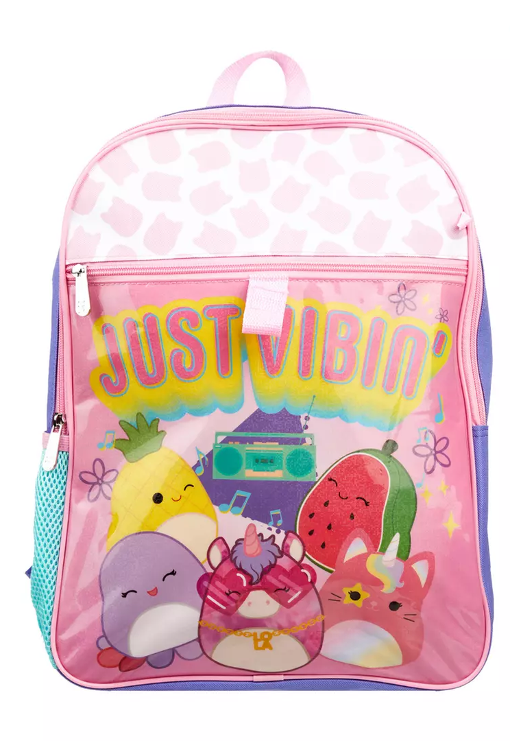 Jazwares Backpack For Girl - Cute Pink Schoolbag