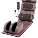 Full-Body Vibration Massage Mat – 54 Massage Heads, 12 Motors, 9 Intensity Levels, Kneading Neck & Legs, Airbag-Magnetic-Heat Lumbar, Foldable Full Body Massage Pad with Heat (Missing part for legs)