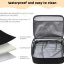 OCKLILY Pump Bag for Spectra S1 S2, Wearable Breast Pump Bags with Ice Pack, Pumping Bag with Waterproof Mat for Pump Accessories, Insulated Bottle Bags for Work Travel and Family, Black