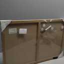 Navaris Magnetic Dry Erase Board - 16 x 24 inches Decorative White Board for Wall with Design, Includes 5 Magnets and Marker - Stone Wall