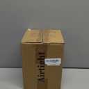 Dog Treat Container Airtight, Dog Treat Jar Set of 2 with Lid - 9x5.5''&7x4'' Metal Dog Cookie Jar for Farmhouse Kitchen Counter, Black Treat Jars for Pets, Treat Storage Container for Dogs, Cats