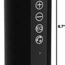 Ortizan Portable Bluetooth Speaker (1nd Gen), IPX7 Waterproof, Wireless, Big Sound and Deep Bass, TWS Pairing, 30Hrs of Playtime, for Home/Party/Outdoor/Beach, Birthday Gifts for Men Women - Black