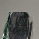Zannaki A6 Zipper Binder, 6 Ring Personal Planner Journal Budget Binder Cover Case, Refillable Notebook Shell for Cash Envelope Loose Leaf Filler Paper Organizer Portable School Office Supplies, Black