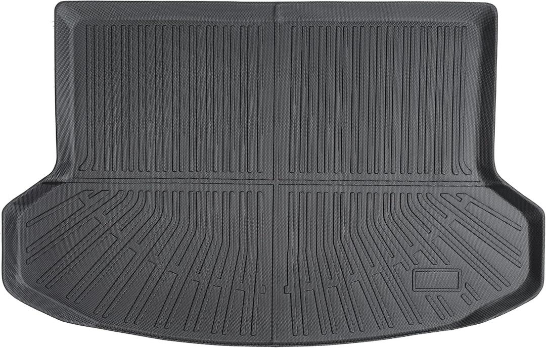 Trunk Liner for 2020-2023 Kia Seltos 3D Custom Fit All-Weather TPE Material Waterproof Car Cargo Liner Mat, Black