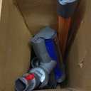 Casdon Dyson Cordless Vacuum Interactive & Officially Licensed Toy Dyson Vacuum For Children Aged 3+ Realistic Role-Play Fun, Purple and Orange