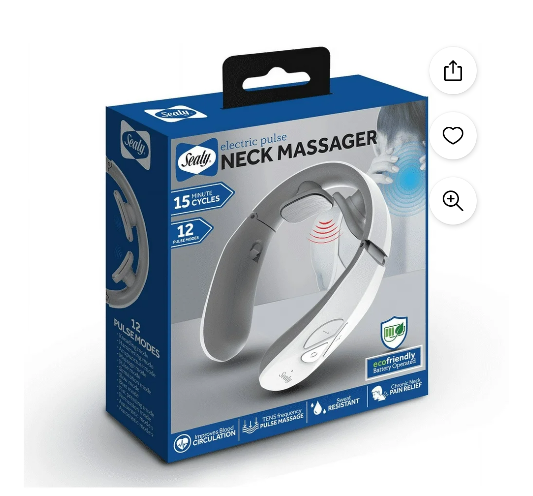 Sealy Electronic Pulse Neck Massager (MA-110) 1Pcs