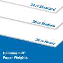 Hammermill Printer Paper, Premium Laser Print 32 lb, 8.5 x 11-98 Bright, Made in The USA, 104646R - 1 Ream (500 Sheets)